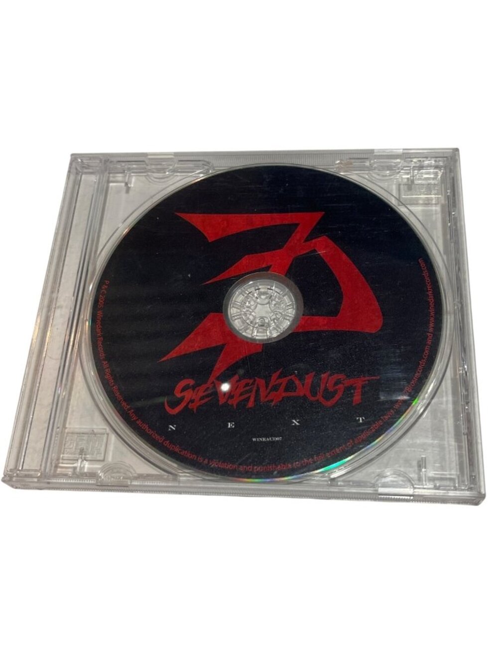 Sevendust Self-Titled Album CD 2005 Wind-Up Records Black & Red Design